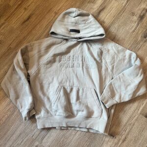 Fear of God Essentials Light Gray Pullover